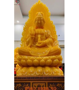 Tượng phật quan âm bằng ngọc onyx