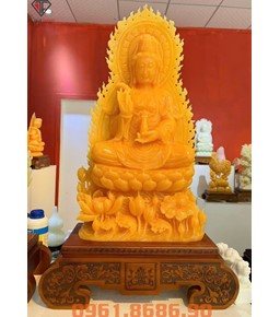 Tượng Phật Quan Âm Bằng Ngọc 